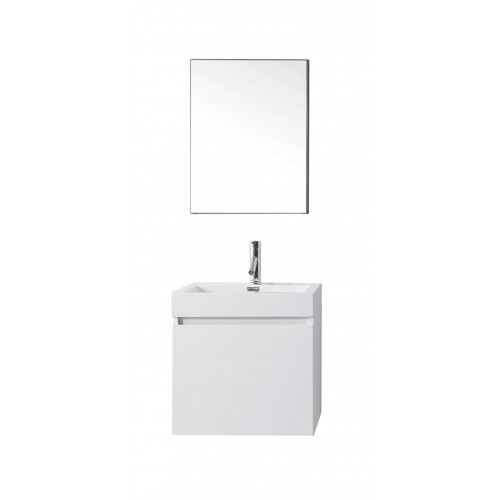 Zuri 24" Single Bathroom Vanity Cabinet Set in Gloss White