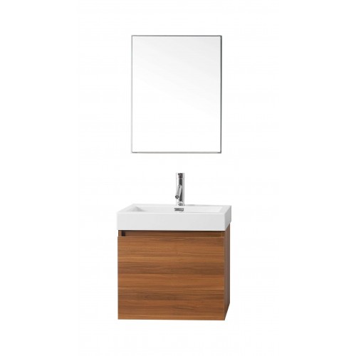 Zuri 24" Single Bathroom Vanity Cabinet Set in Plum