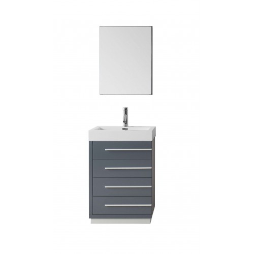 Bailey 24" Single Bathroom Vanity Cabinet Set in Grey