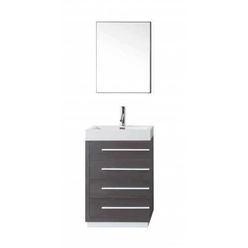 Bailey 24" Single Bathroom Vanity Cabinet Set in Wenge
