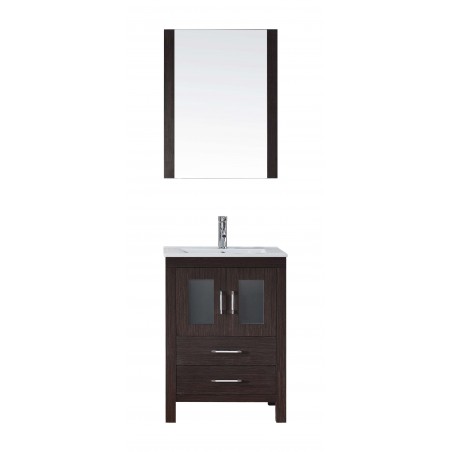 Dior 24" Single Bathroom Vanity Cabinet Set in Espresso