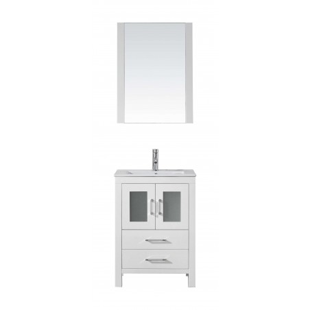 Dior 24" Single Bathroom Vanity Cabinet Set in White