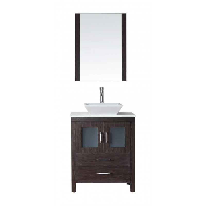 Dior 28" Single Bathroom Vanity Cabinet Set in Espresso