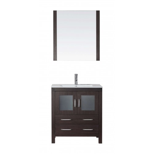 Dior 30" Single Bathroom Vanity Cabinet Set in Espresso