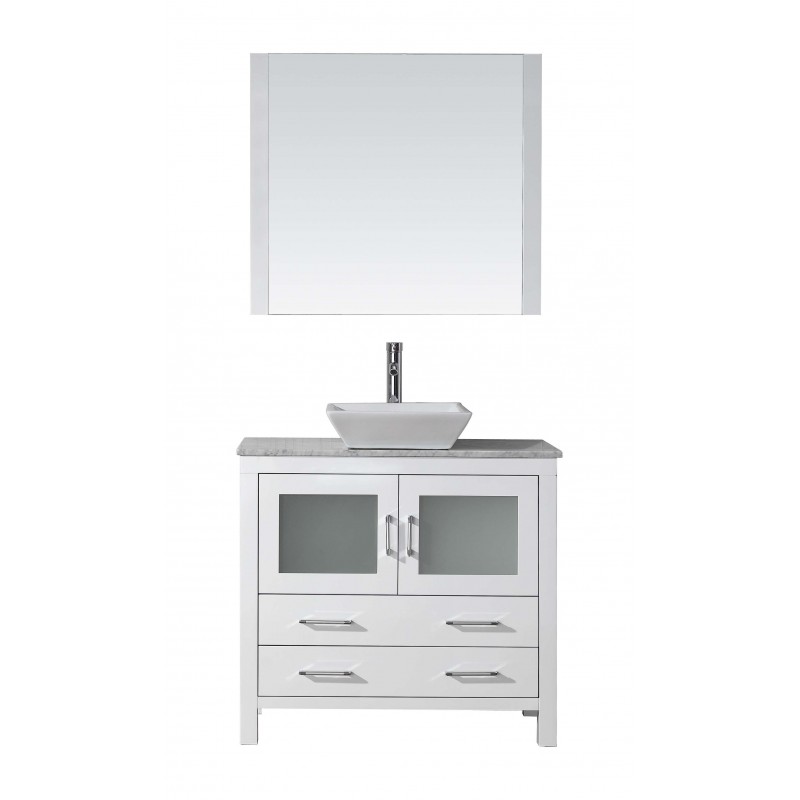 Dior 30" Single Bathroom Vanity Cabinet Set in White