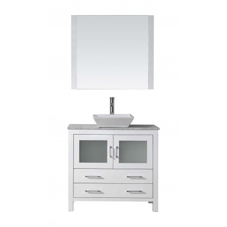 Dior 30" Single Bathroom Vanity Cabinet Set in White