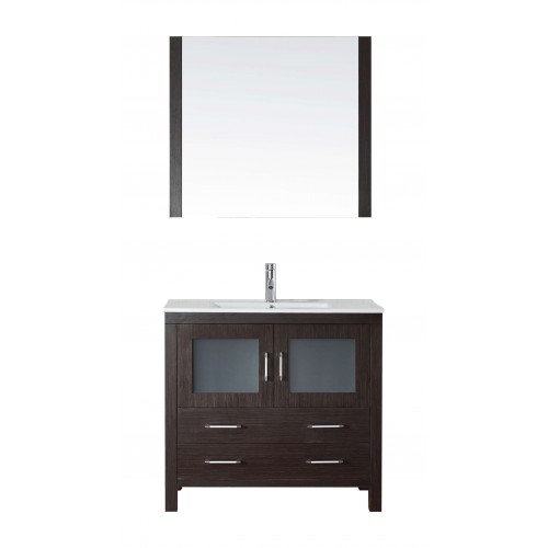Dior 36" Single Bathroom Vanity Cabinet Set in Espresso