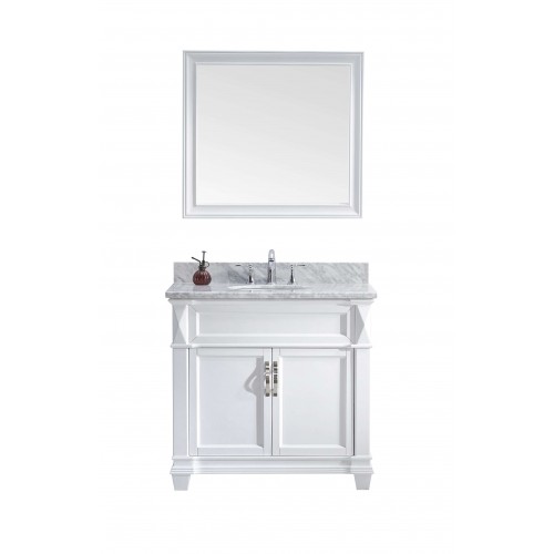 Victoria 36" Single Bathroom Vanity Cabinet Set in White