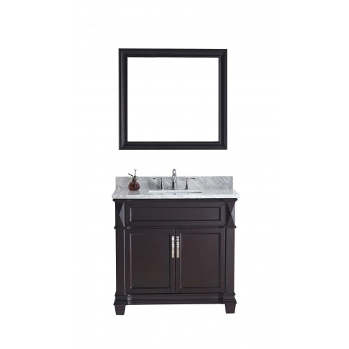 Victoria 36" Single Bathroom Vanity Cabinet Set in Espresso