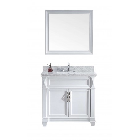 Victoria 36" Single Bathroom Vanity Cabinet Set in White