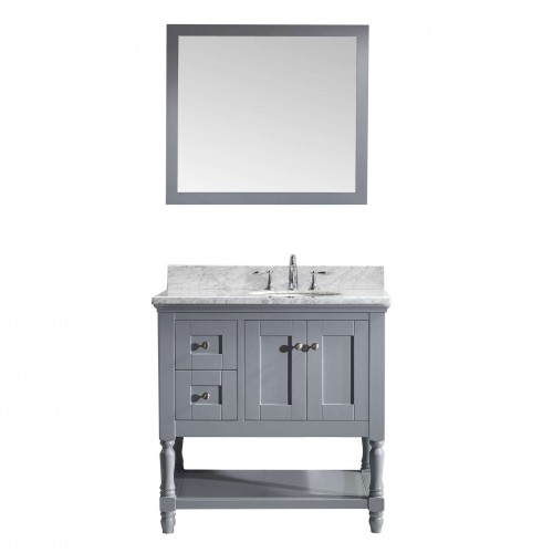 Julianna  36" Single Bathroom Vanity Cabinet Set in Grey