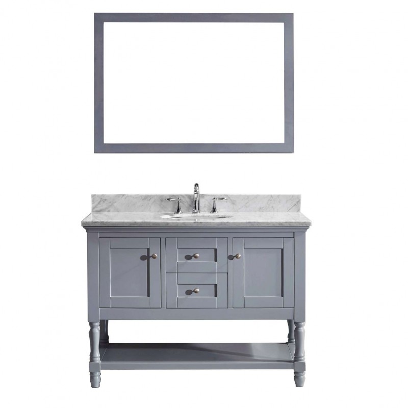 Julianna  48" Single Bathroom Vanity Cabinet Set in Grey