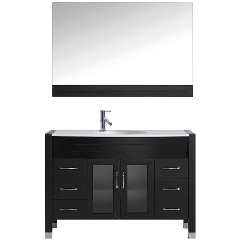 Ava 48" Single Bathroom Vanity Cabinet Set in Espresso