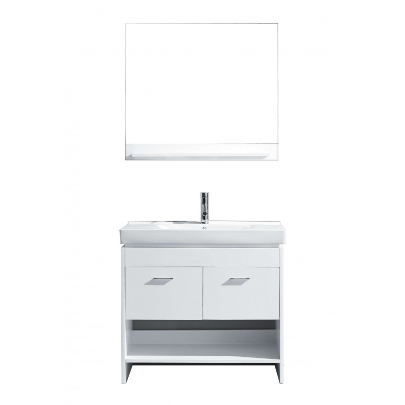 Gloria 36" Single Bathroom Vanity Cabinet Set in White