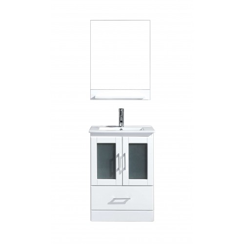 Zola 24" Single Bathroom Vanity Cabinet Set in White