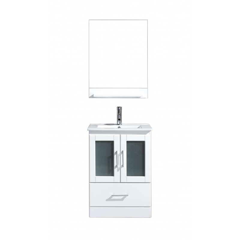 Zola 24" Single Bathroom Vanity Cabinet Set in White