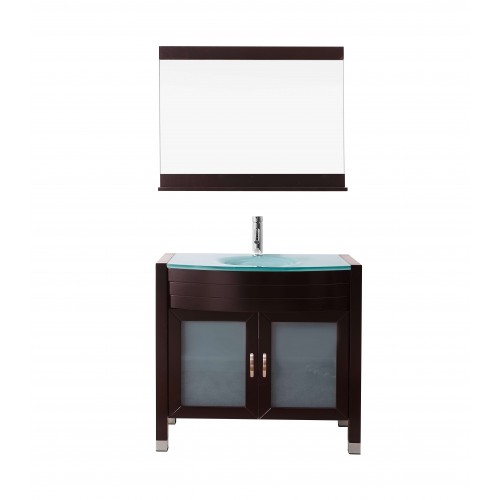 Ava 36" Single Bathroom Vanity Cabinet Set in Espresso