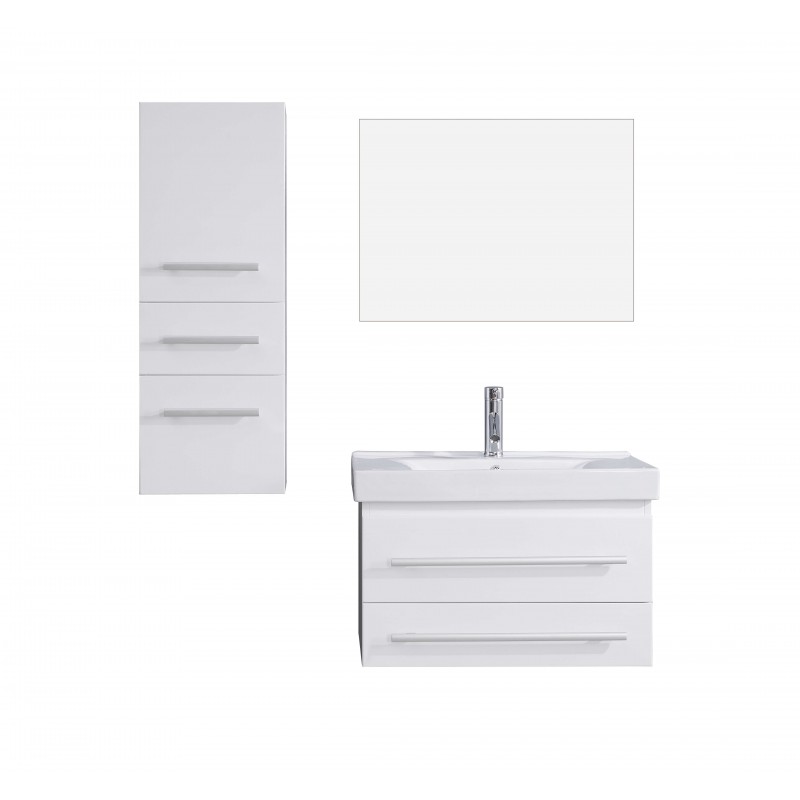 Antonio 29" Single Bathroom Vanity Cabinet Set in White