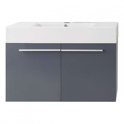 Midori 36" Single Bathroom Vanity Cabinet in Grey