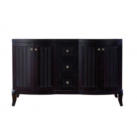 Virtu USA Khaleesi 60" Bathroom Vanity Cabinet in Espresso