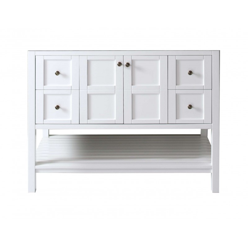 Virtu USA Winterfell 48" Bathroom Vanity Cabinet in White