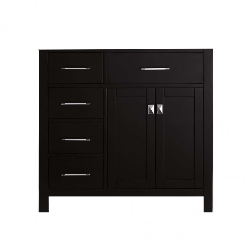 Virtu USA Caroline Parkway 36" Bathroom Vanity Cabinet in Espresso