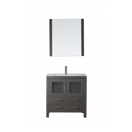 Dior 32" Single Bathroom Vanity Cabinet Set in Grey Oak