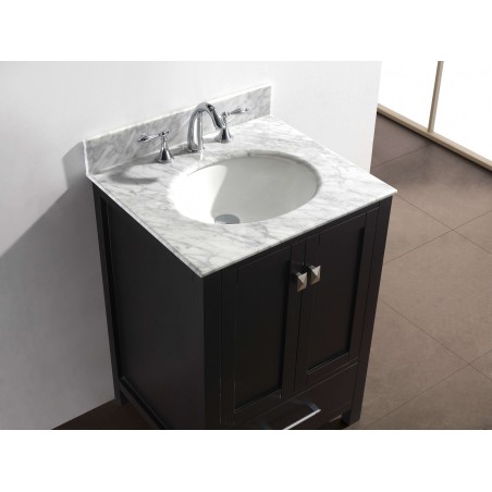 Caroline Avenue 24" Single Bathroom Vanity Cabinet Set in Espresso