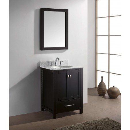 Caroline Avenue 24" Single Bathroom Vanity Cabinet Set in Espresso