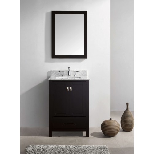 Caroline Avenue 24" Single Bathroom Vanity Cabinet Set in Espresso