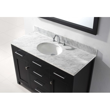 Caroline 48" Single Bathroom Vanity Cabinet Set in Espresso