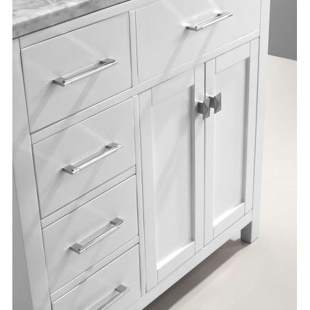 Caroline Parkway 36" Single Bathroom Vanity Cabinet Set in White