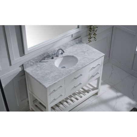 Caroline Estate 48" Single Bathroom Vanity Cabinet Set in White