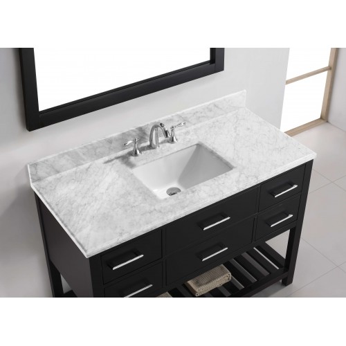 Caroline Estate 48" Single Bathroom Vanity Cabinet Set in Espresso