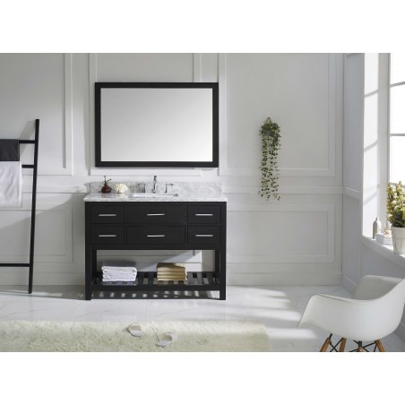 Caroline Estate 48" Single Bathroom Vanity Cabinet Set in Espresso