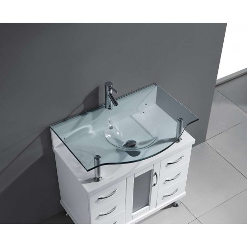 Vincente 32" Single Bathroom Vanity Cabinet in White