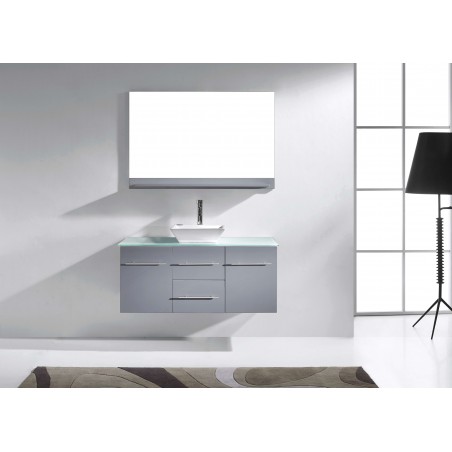 Marsala 48" Single Bathroom Vanity Cabinet Set in Grey