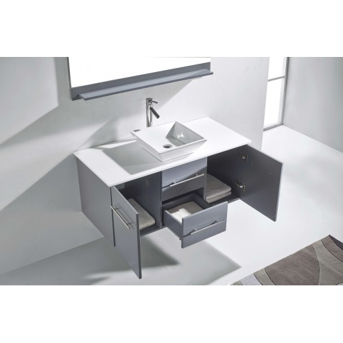 Marsala 48" Single Bathroom Vanity Cabinet Set in Grey