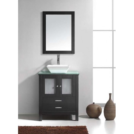 Brentford 28" Single Bathroom Vanity Cabinet Set in Espresso