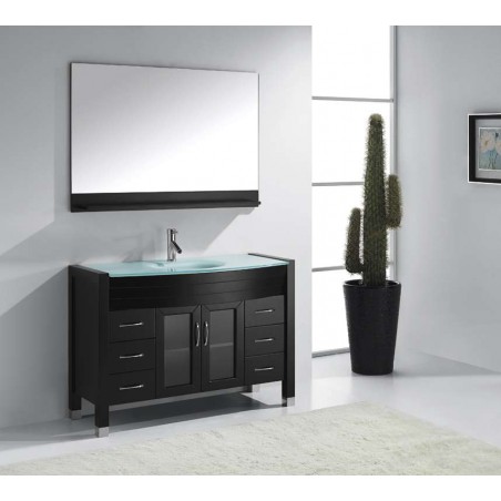 Ava 48" Single Bathroom Vanity Cabinet Set in Espresso