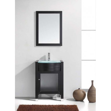 Ava 24" Single Bathroom Vanity Cabinet Set in Espresso