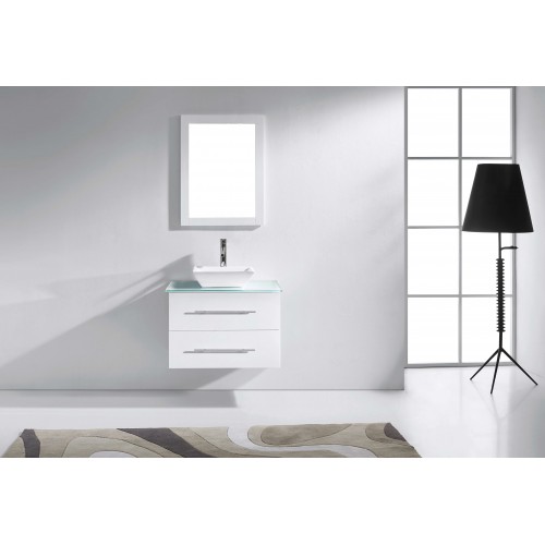 Marsala 29" Single Bathroom Vanity Cabinet Set in White