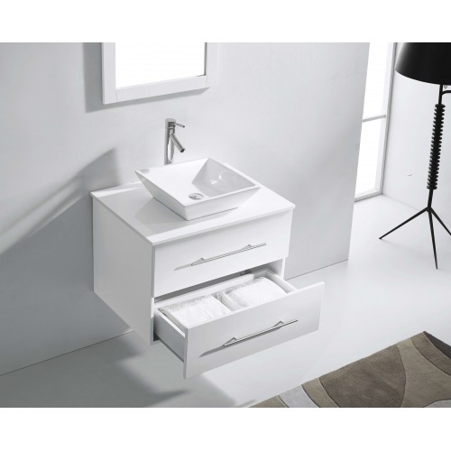 Marsala 29" Single Bathroom Vanity Cabinet Set in White