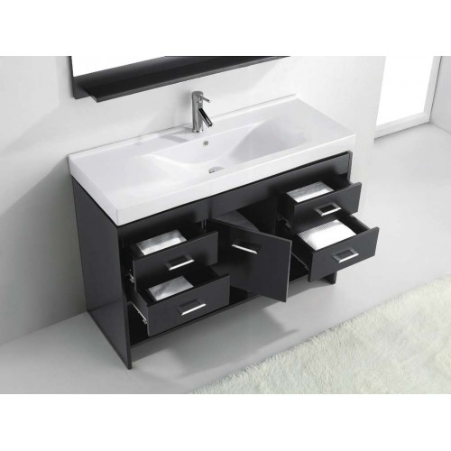 Gloria 48" Single Bathroom Vanity Cabinet Set in Espresso
