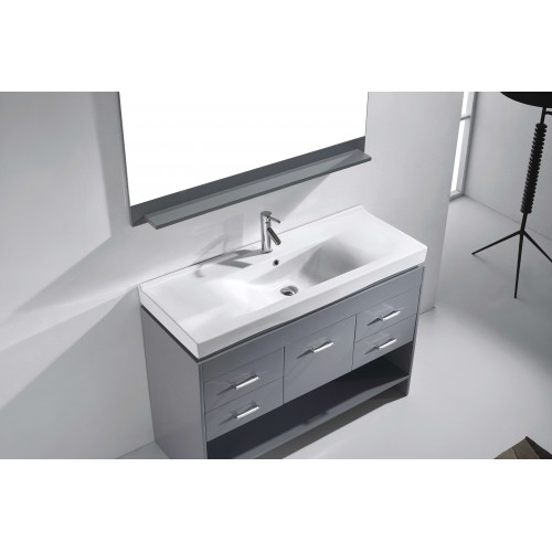 Gloria 48" Single Bathroom Vanity Cabinet Set in Grey