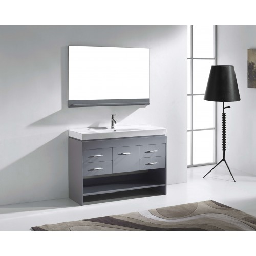 Gloria 48" Single Bathroom Vanity Cabinet Set in Grey