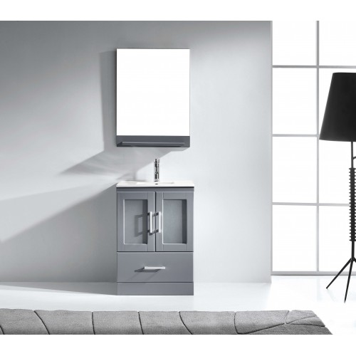 Zola 24" Single Bathroom Vanity Cabinet Set in Grey