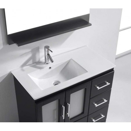 Zola 36" Single Bathroom Vanity Cabinet Set in Espresso