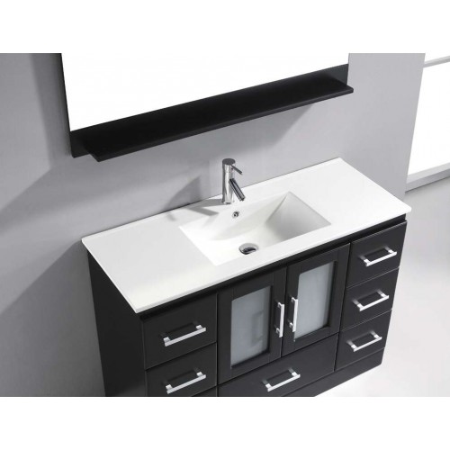 Zola 48" Single Bathroom Vanity Cabinet Set in Espresso