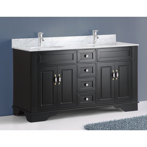 59" Bosconi A-5092A Classic Double Vanity